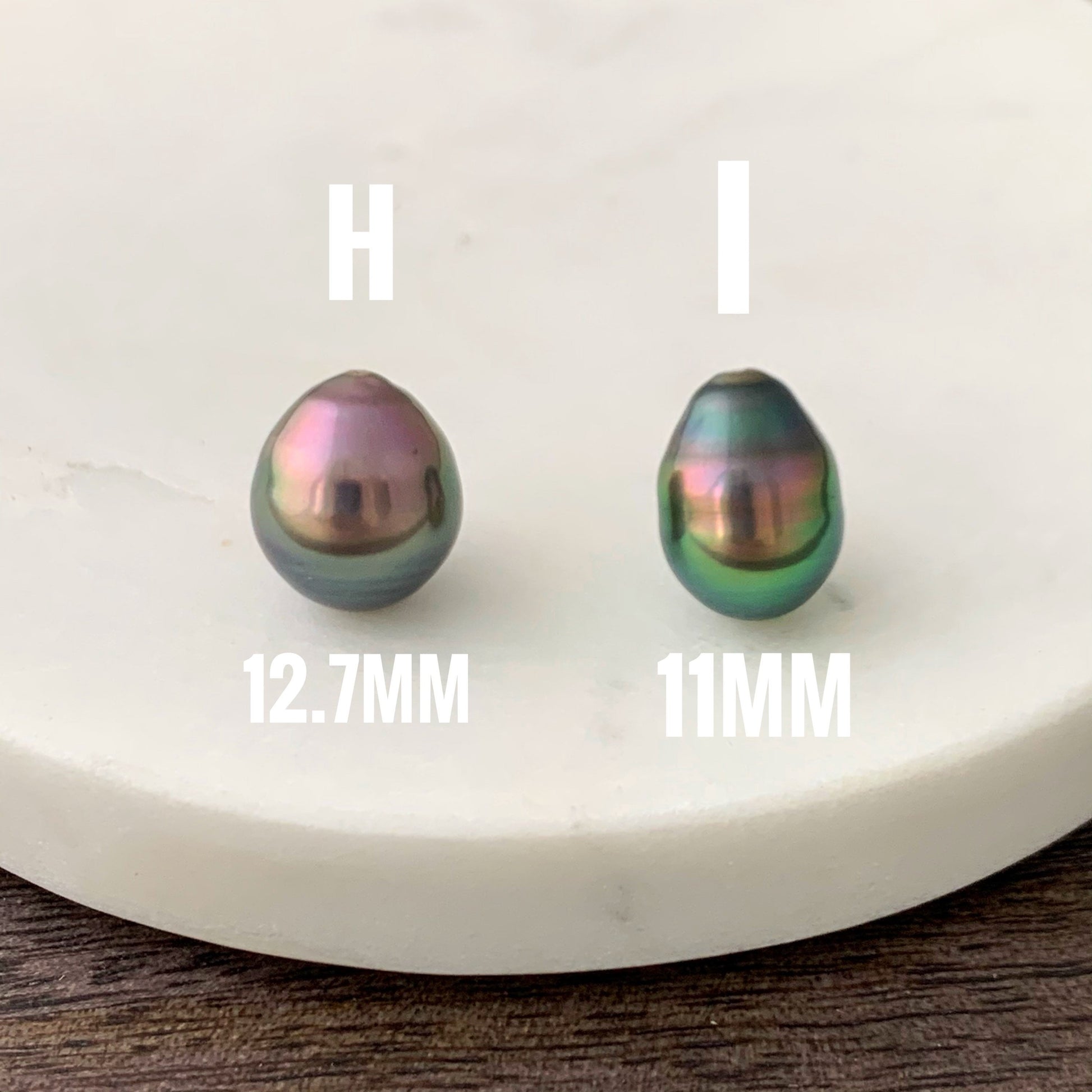 Tahitian Pearl and Keshi Necklace • Long drop • CHOOSE YOUR PEARL