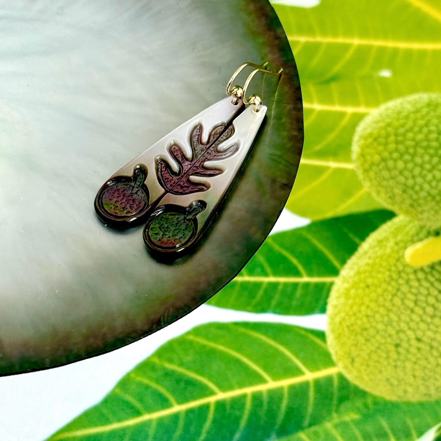 Ulu earrings • mother of pearl shell • gold filled or sterling