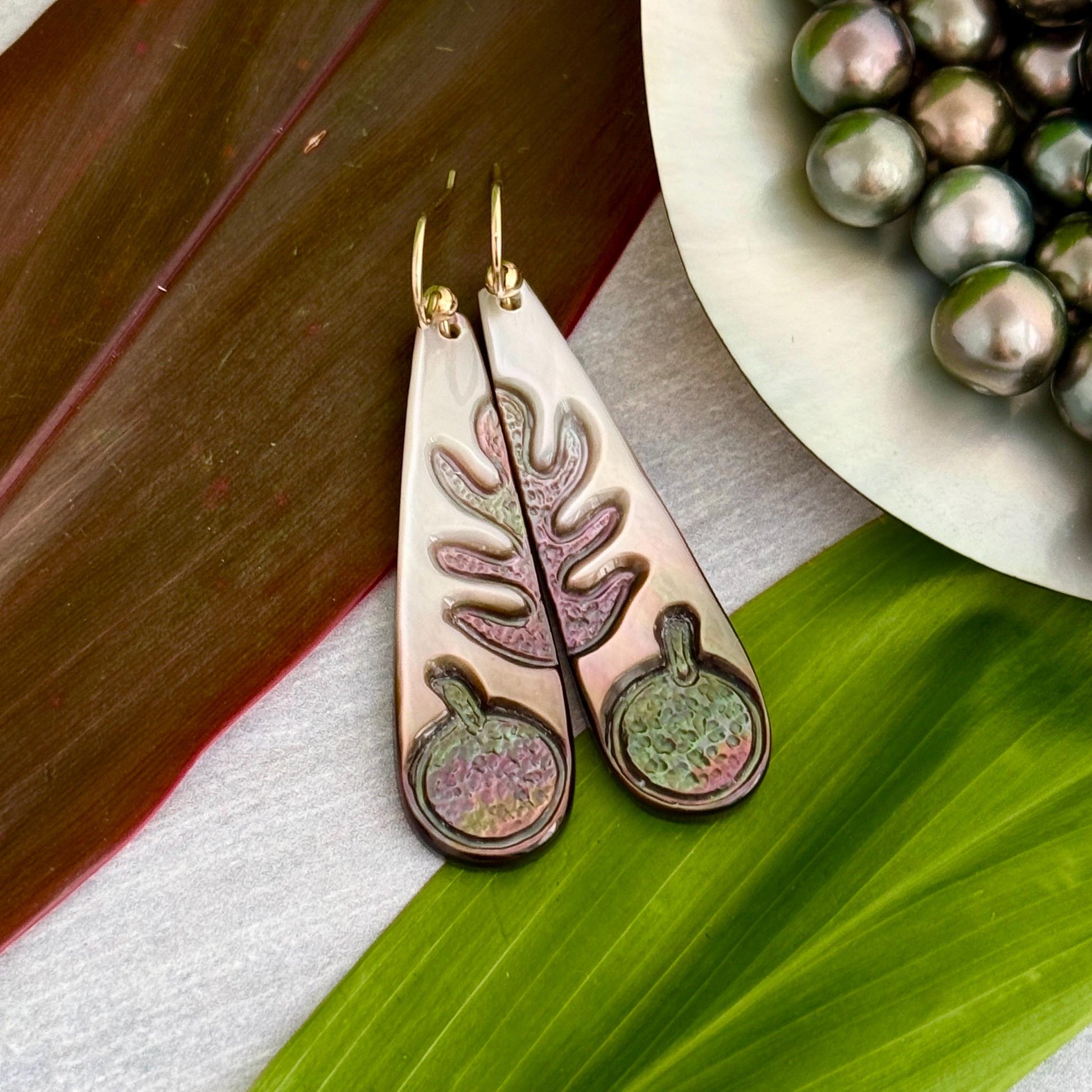 ulu earrings mother of pearl jewelry mother of pearl earrings