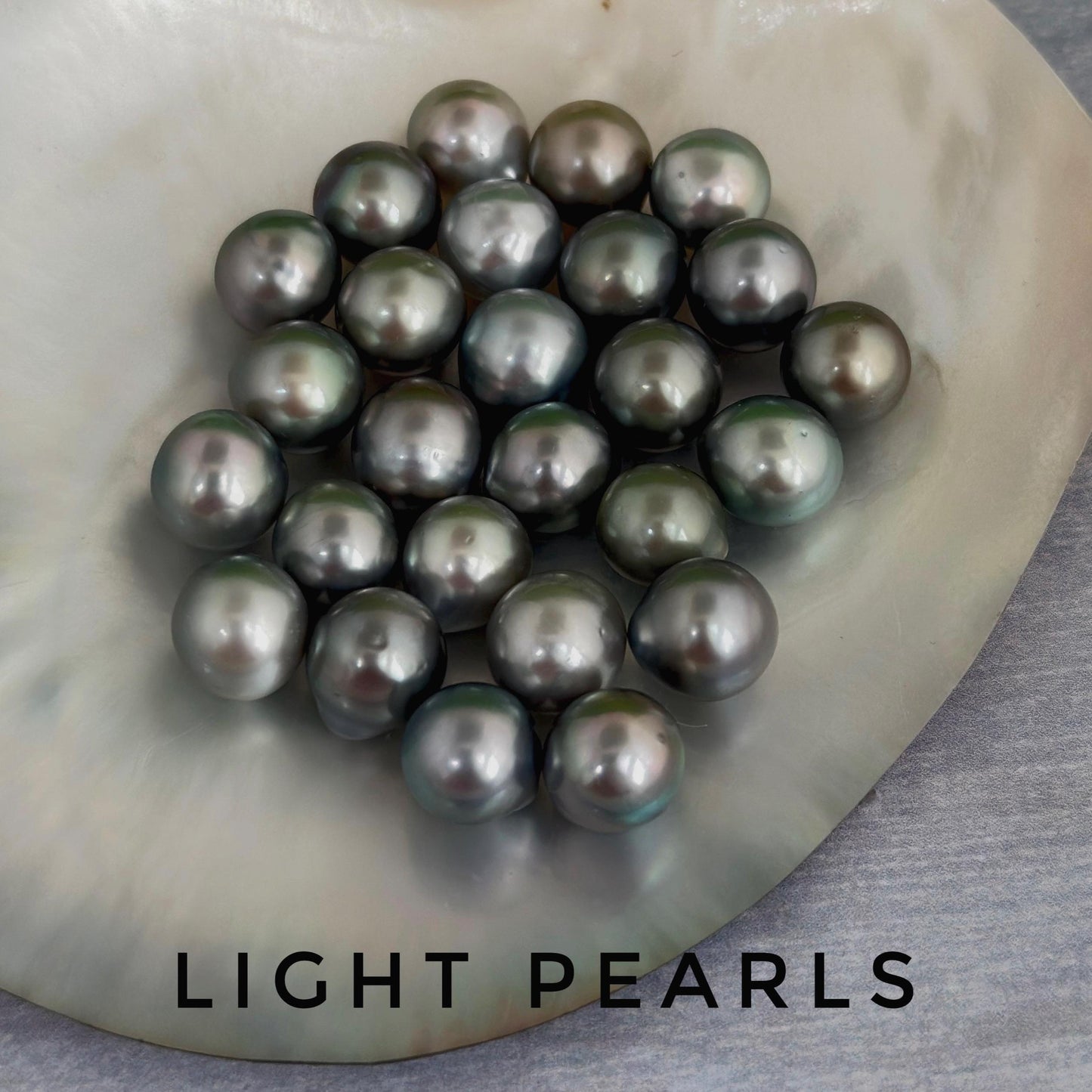 Tahitian Pearl Ring: Sterling Silver Plumeria Flower Wrap