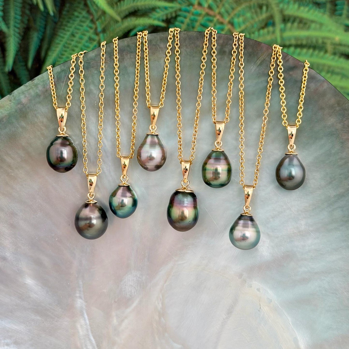 DOORBUSTER Tahitian Black Pearl Pendant: Gold Vermeil and Sterling Silver Bail