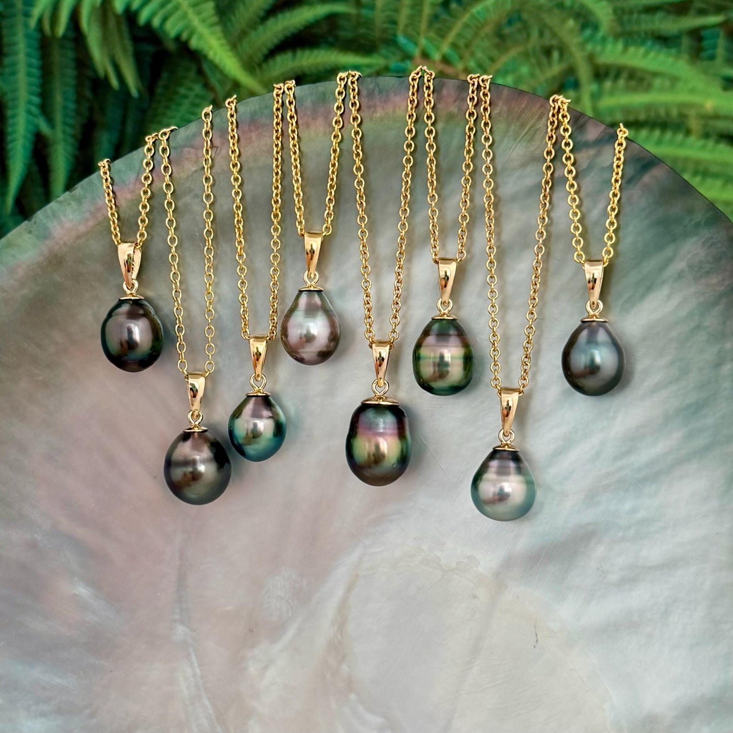 DOORBUSTER Tahitian Black Pearl Pendant: Gold Vermeil and Sterling Silver Bail