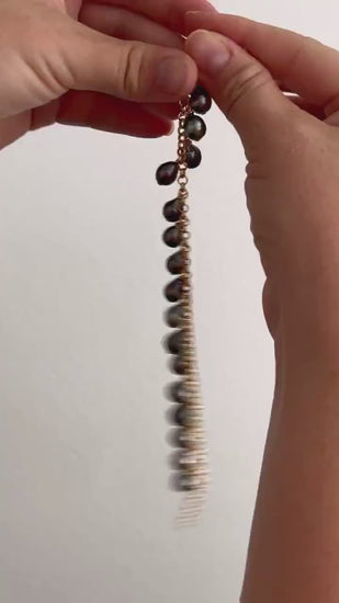 Tahitian Pearl Bracelet charm style • gold filled or sterling silver